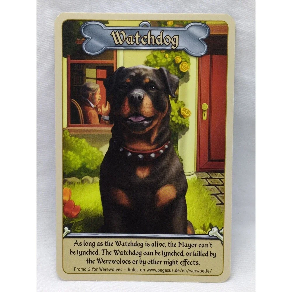 Werewolfe Watchdog Pegasus Spiele Promo Card